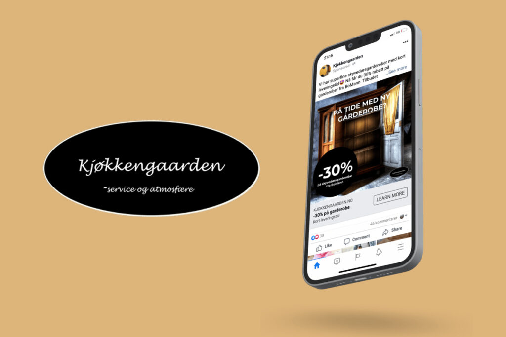 Kundecase-kjokkengaarden-iphone-logo-bilde
